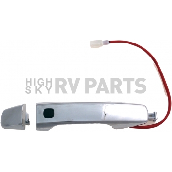 Help! By Dorman Exterior Door Handle - Plastic Silver Single - 83674