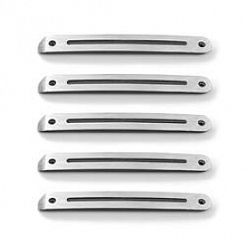 All Sales Exterior Door Handle Trim - Anthracite Metallic Set Of 5 - 3525AM
