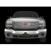 Putco Grille Insert - Polished Aluminum Rectangular - 303138