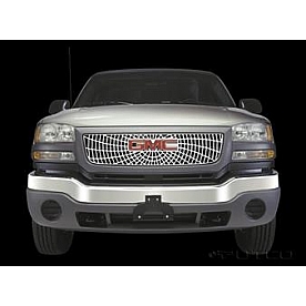 Putco Grille Insert - Polished Aluminum Rectangular - 303138