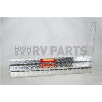 Owens Products Running Board - Box Board Aluminum Silver Diamond Plate - OC8042EX