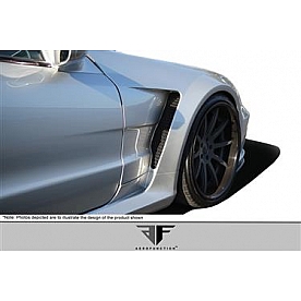 Extreme Dimensions Fender - Fiberglass Reinforced Plastic Black Matte Set Of 2 - 108017