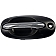 Help! By Dorman Exterior Door Handle - Plastic Silver/ Black Single - 80788