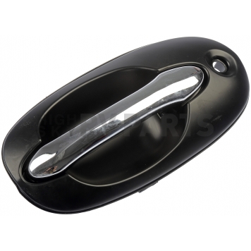 Help! By Dorman Exterior Door Handle - Plastic Silver/ Black Single - 80788-2