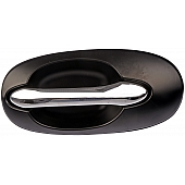 Help! By Dorman Exterior Door Handle - Plastic Silver/ Black Single - 80790