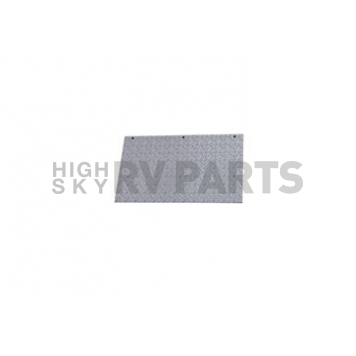Go Industries Mud Flap Weight - Diamond Tread Silver Stainless Steel - D718