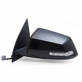 K-Source Exterior Mirror Electric OEM Black Single - 62128G