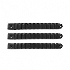 DV8 Offroad Exterior Door Handle Trim - Black Aluminum Natural - P190028BK3
