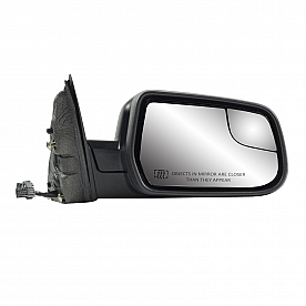 K-Source Exterior Mirror Manual OEM Black Single - 62173G