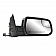 K-Source Exterior Mirror Manual OEM Black Single - 62173G