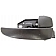 Help! By Dorman Interior Door Handle - Lever Plastic Black Single - 82290