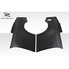 Extreme Dimensions Fender - Fiberglass Black Primered Set Of 2 - 108503