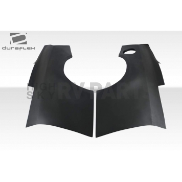 Extreme Dimensions Fender - Fiberglass Black Primered Set Of 2 - 108503