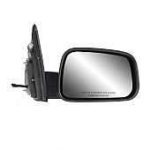 K-Source Exterior Mirror Manual OEM Black Single - 62181G