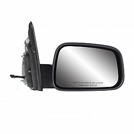 K-Source Exterior Mirror Manual OEM Black Single - 62181G