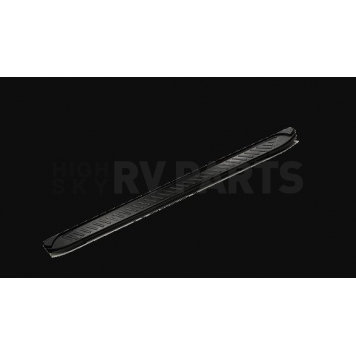 Romik USA Running Board Black Powder Coated Aluminum Stationary - 62905419