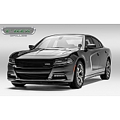 T-Rex Truck Products Grille Insert - Horizontal Bar Trapezoid Black Powder Coated Aluminum - 6214761