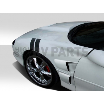 Extreme Dimensions Fender - Fiberglass Black Primered Set Of 2 - 108841