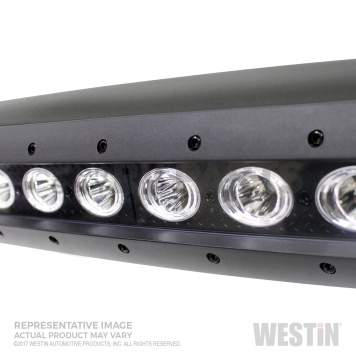 Westin Automotive Bull Bar Tube 3-1/2 Inch Black Textured Powder Coated  Steel - 3231105TL-3