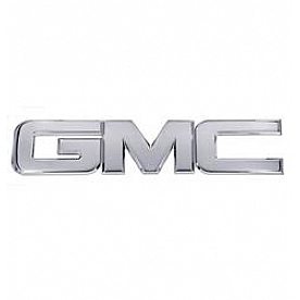 All Sales Emblem - GMC Silver Aluminum - 96502C