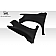 Extreme Dimensions Fender - Fiberglass Black Primered Set Of 2 - 108874