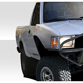Extreme Dimensions Fender - Fiberglass Black Primered Set Of 2 - 108878