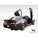 Extreme Dimensions Spoiler - Custom Primered Fiberglass Black - 101849