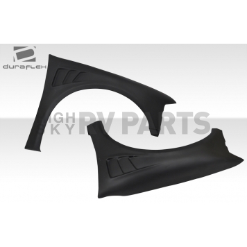 Extreme Dimensions Fender - Fiberglass Black Primered Set Of 2 - 108881-2