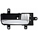 Help! By Dorman Interior Door Handle - Plastic Black Housing With Silver Lever Single - 82337