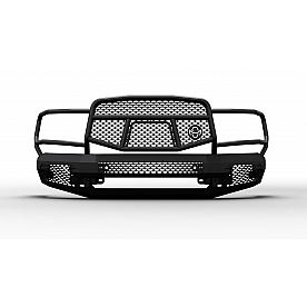 Ranch Hand Midnight Series Bumper 1-Piece Design Steel Black - MFD101BM1