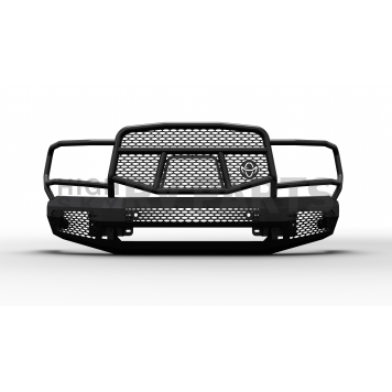 Ranch Hand Midnight Series Bumper 1-Piece Design Steel Black - MFD101BM1