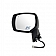 K-Source Exterior Mirror Electric OEM Black Single - 71008U