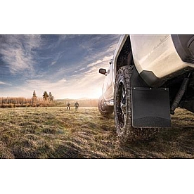 Husky Liner Mud Flap - Black Textured Thermoplastic Olefin Set Of 2 - 56261