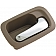 Help! By Dorman Interior Door Handle - Lever Plastic Brown Single - 92699