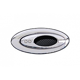 Clayton Machine Works Interior Door Handle - Open Ellipse Silver Aluminum Single - EL503