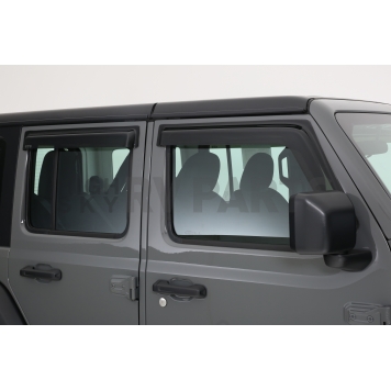 GT Styling Rainguard - Carbon Fiber Plastic Set Of 4 - 88644X