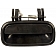 Help! By Dorman Exterior Door Handle - Plastic Black Single - 80864
