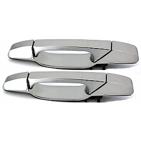 All Sales Exterior Door Handle -  Chrome Plated Aluminum Set Of 2 - 942C