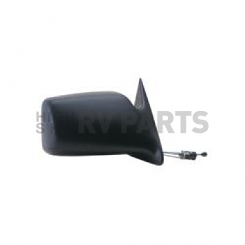 K-Source Exterior Mirror Manual Remote Rectangular Black Single - 60049C