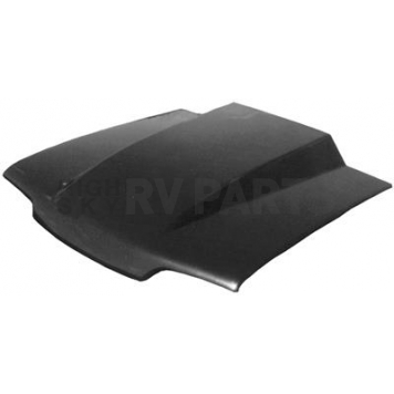Harwood Fiberglass Hood - Cowl Induction Bare Fiberglass Black - 26304