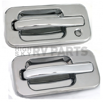 All Sales Exterior Door Handle -  Polished Aluminum Set Of 2 - 601