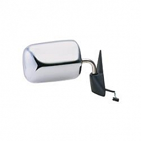 K-Source Exterior Mirror Electric Rectangular Silver Single - 60053C
