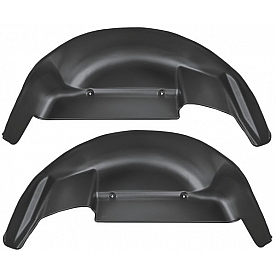Husky Fender Well Liner Thermoplastic Olefin Black - Rear Set Of 2 - 79101