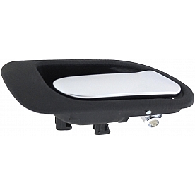 Help! By Dorman Interior Door Handle - Black Housing With Silver Lever Single - 81604