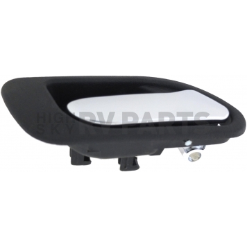 Help! By Dorman Interior Door Handle - Black Housing With Silver Lever Single - 81604