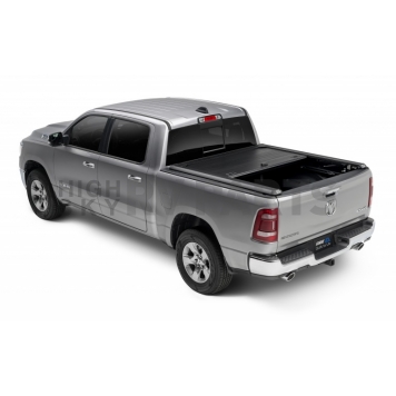 ARE Truck Caps Tonneau Cover Hard Tilt-Up/ Hard Manual Retractable Black Matte Powder Coated Aluminum - PADC473-3