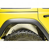 Paramount Automotive Fender Well Liner Aluminum Silver - Rear Passenger Side - 51-8404