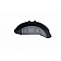 Paramount Automotive Fender Well Liner ABS Plastic Black - Rear Set Of 2 - 8111201