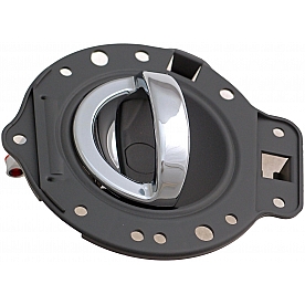 Help! By Dorman Interior Door Handle - Paddle Plastic Gray Housing With Silver Lever Single - 83982