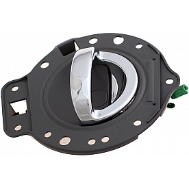 Help! By Dorman Interior Door Handle - Paddle Plastic Gray Housing With Silver Lever Single - 83983